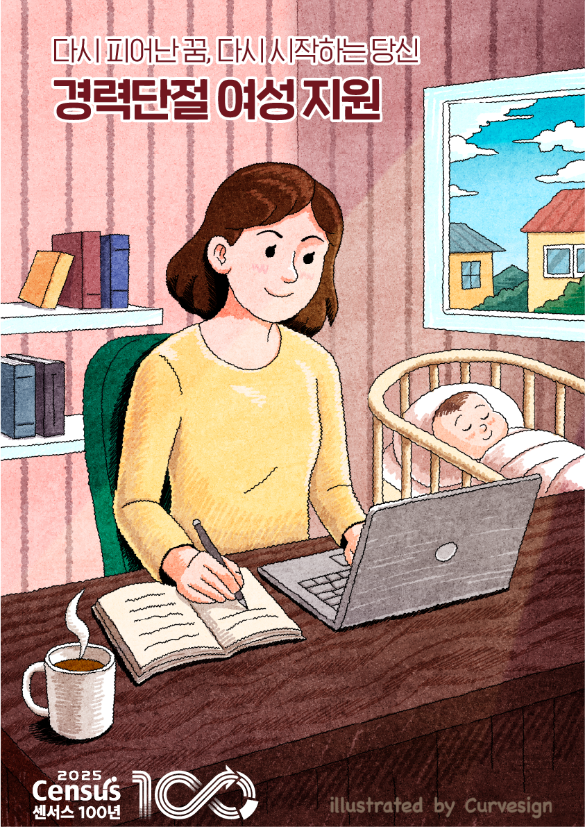 2025 인구주택총조사 아티스트 콜라보-경력단절 여성 지원