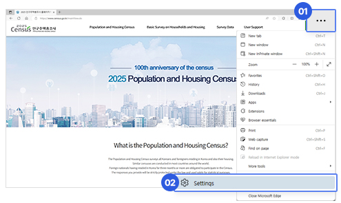 마우스 오른쪽 버튼 클릭화면